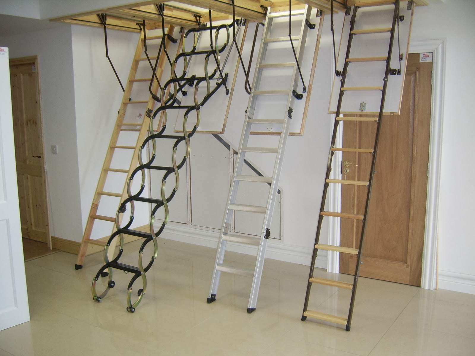 Раздвижные лестницы для чердака